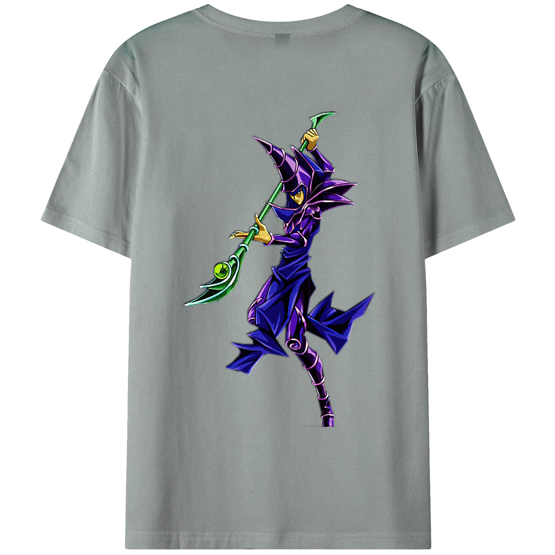 （画像用） 遊☆戯☆王 Yu-Gi-Oh! 綿100％ メンズ半袖Tシャツ（バックプリント） 通気性